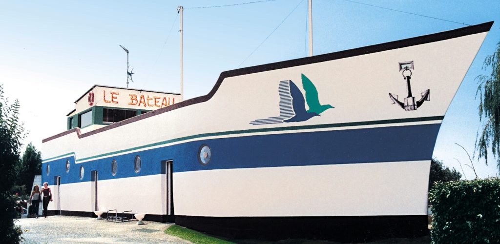 bateau du camping
